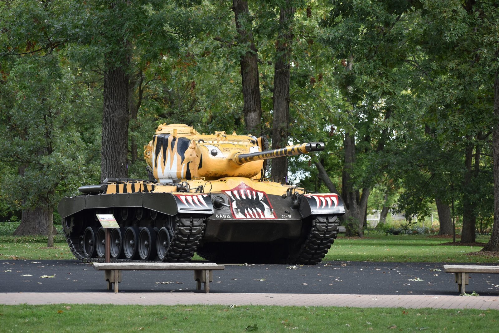 M46 Pershing medium tank, painted in the fashion of the Korean War