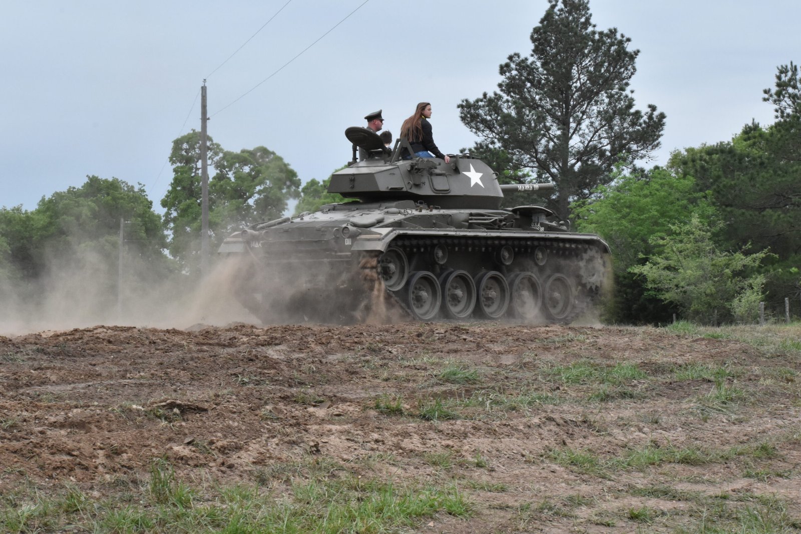 M18 Hellcat taking guests on a drive