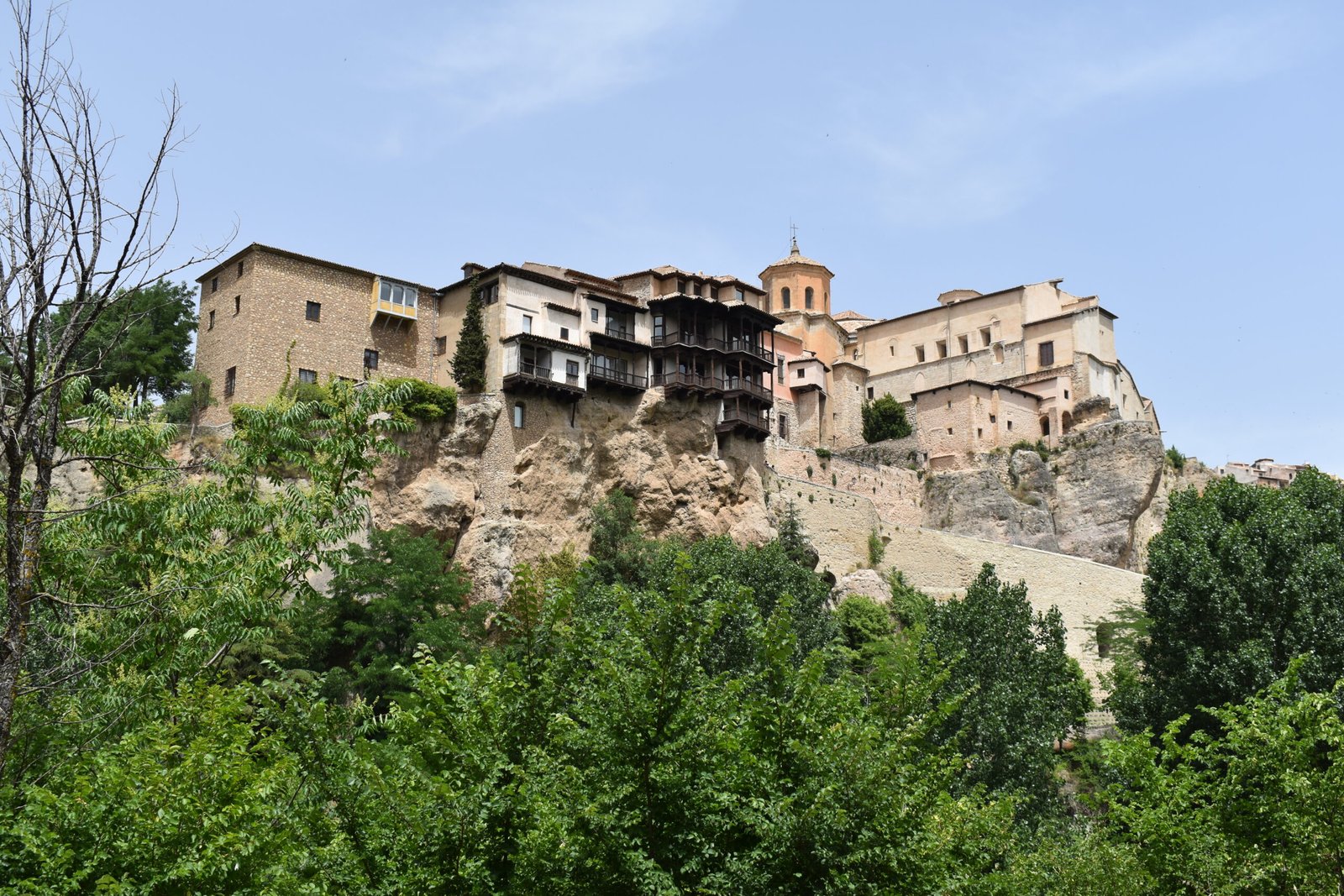 The Hanging Houses (Casas Colgadas) of Cuenca, Spain.