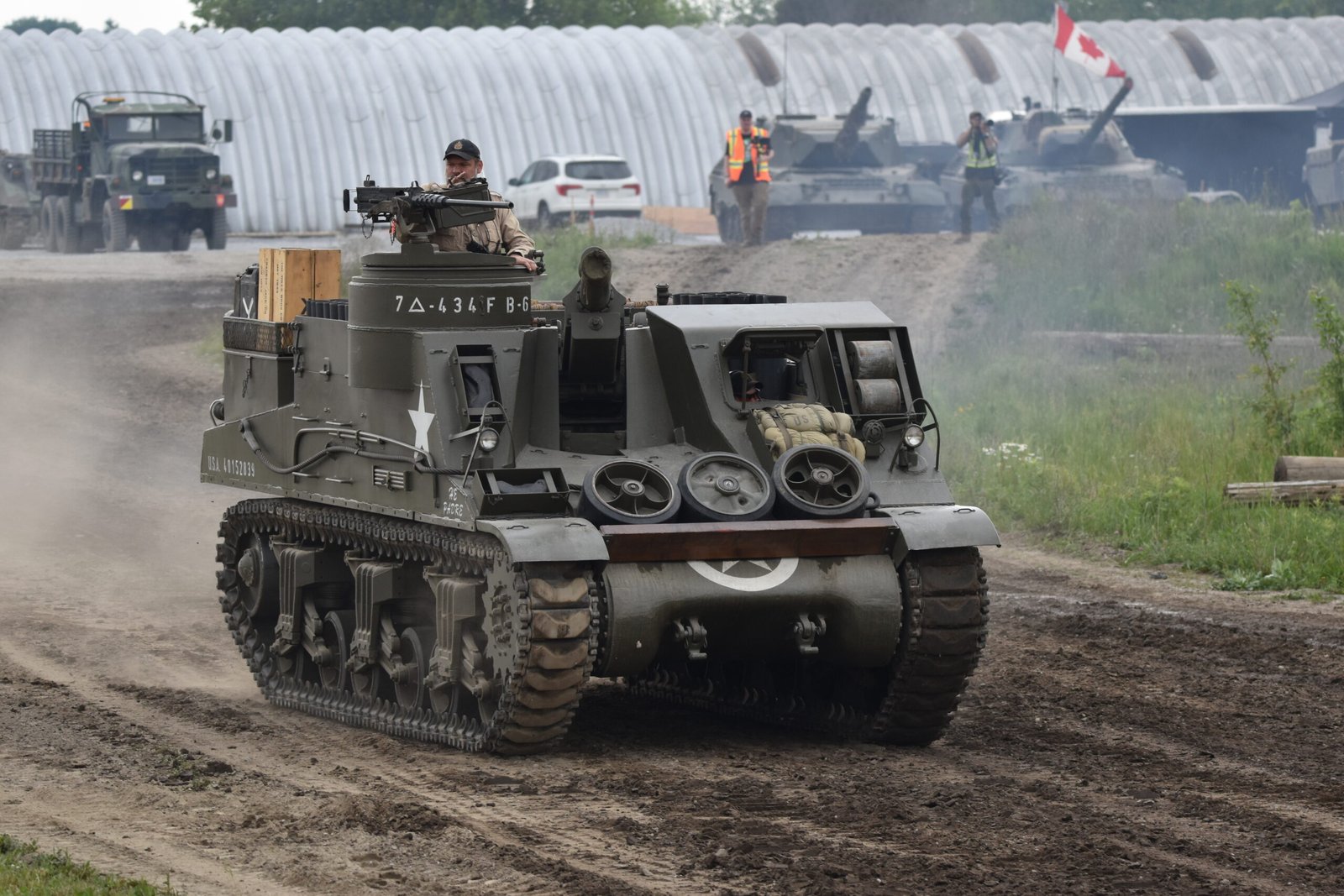 Priest self-propelled gun that had just been recently restored