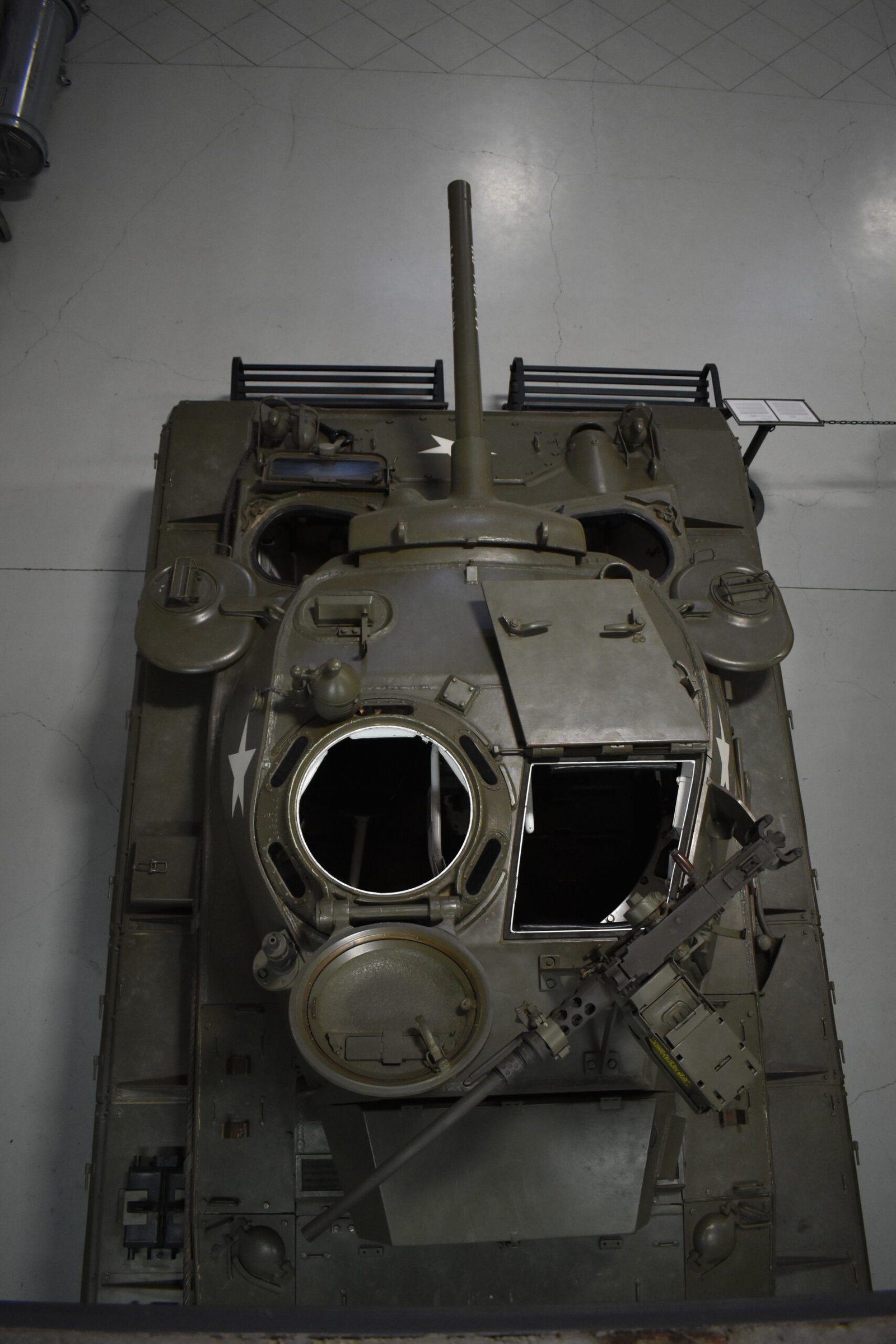 M24 Chaffee light tank top-down