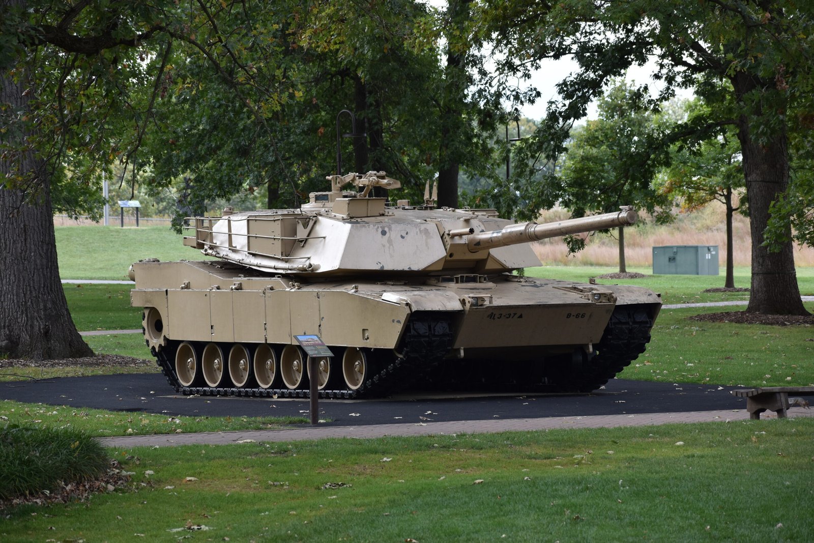 M1 Abrams, an early model of the current tank in service