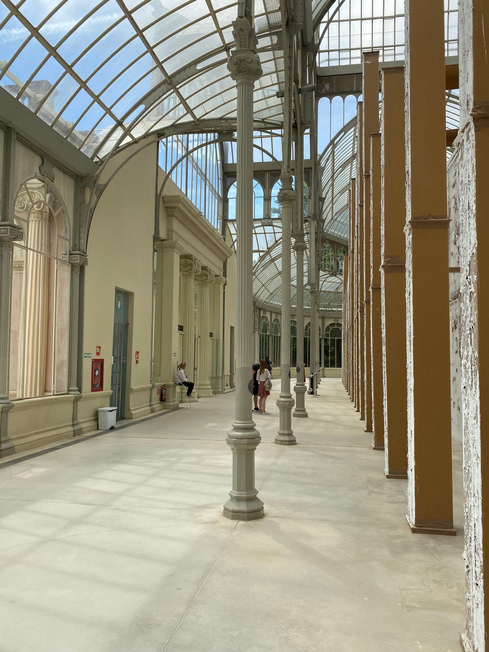 El Palacio de Cristal in Parque del Retiro, Madrid.